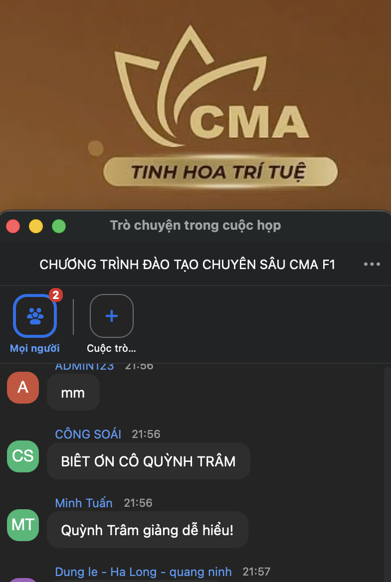 Phản hồi thật của học viên từ buổi học trước 11